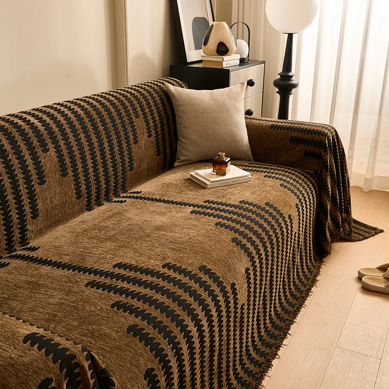 Home Sofa Cover Living Room Sofas Knitted Blanket Cover LINENS & BEDDING Color : Zebra White|Retro Red|Mint Green|Premium Black|Elegant Gray|Autumn Coffee Home Sofa Cover Living Room Sofas Knitted Blanket Cover LINENS & BEDDING Color : Zebra White|Retro Red|Mint Green|Premium Black|Elegant Gray|Autumn Coffee