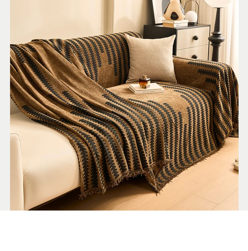 Home Sofa Cover Living Room Sofas Knitted Blanket Cover