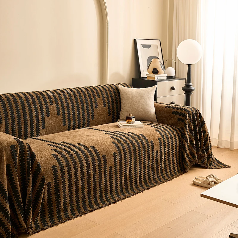 Home Sofa Cover Living Room Sofas Knitted Blanket Cover LINENS & BEDDING Color : Zebra White|Retro Red|Mint Green|Premium Black|Elegant Gray|Autumn Coffee Home Sofa Cover Living Room Sofas Knitted Blanket Cover LINENS & BEDDING Color : Zebra White|Retro Red|Mint Green|Premium Black|Elegant Gray|Autumn Coffee