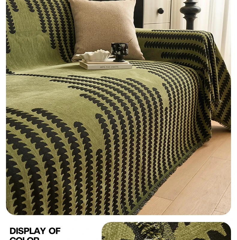 Home Sofa Cover Living Room Sofas Knitted Blanket Cover