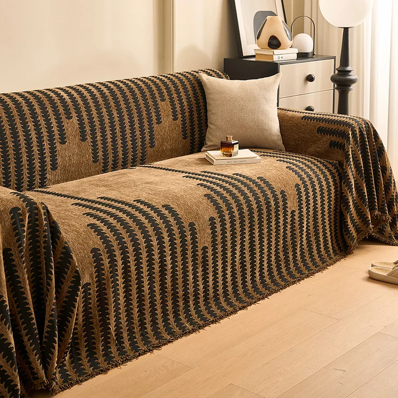 Home Sofa Cover Living Room Sofas Knitted Blanket Cover LINENS & BEDDING Color : Zebra White|Retro Red|Mint Green|Premium Black|Elegant Gray|Autumn Coffee Home Sofa Cover Living Room Sofas Knitted Blanket Cover LINENS & BEDDING Color : Zebra White|Retro Red|Mint Green|Premium Black|Elegant Gray|Autumn Coffee
