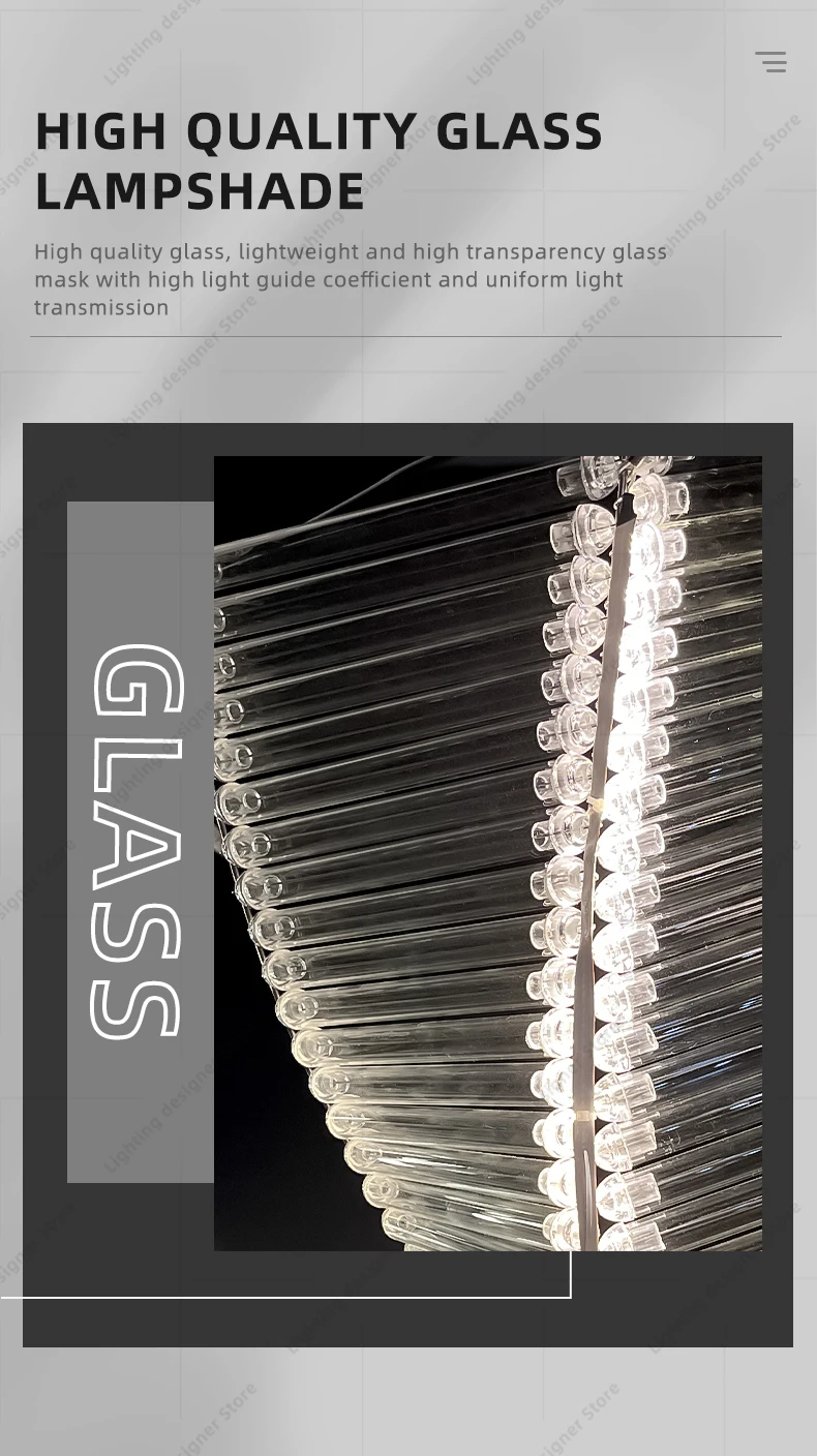 Hotel Living Room Hanging Led Chandelier