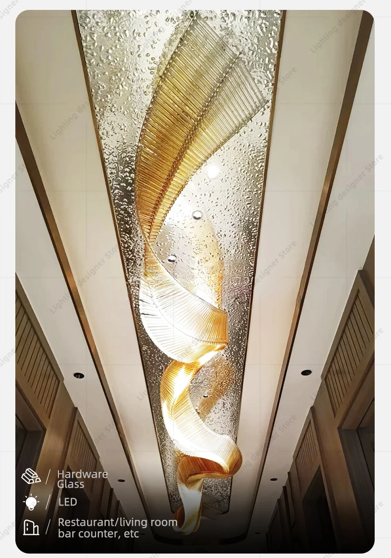 Hotel Living Room Hanging Led Chandelier