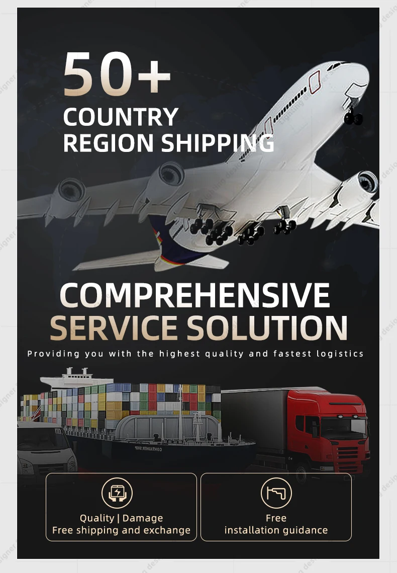 Hotel Living Room Hanging Led Chandelier