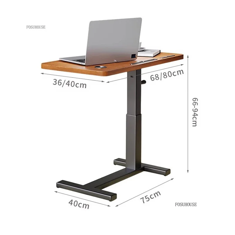 Household Gaming Desk Modern Lifting Computer Table Bedside Creative Writing Table with Wheels Dormitory Leisure Reading Desk Household Gaming Desk Modern Lifting Computer Table Bedside Creative Writing Table with Wheels Dormitory Leisure Reading Desk
