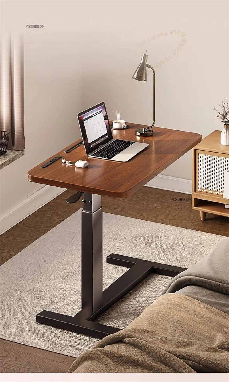 Household Gaming Desk Modern Lifting Computer Table Bedside Creative Writing Table with Wheels Dormitory Leisure Reading Desk Household Gaming Desk Modern Lifting Computer Table Bedside Creative Writing Table with Wheels Dormitory Leisure Reading Desk