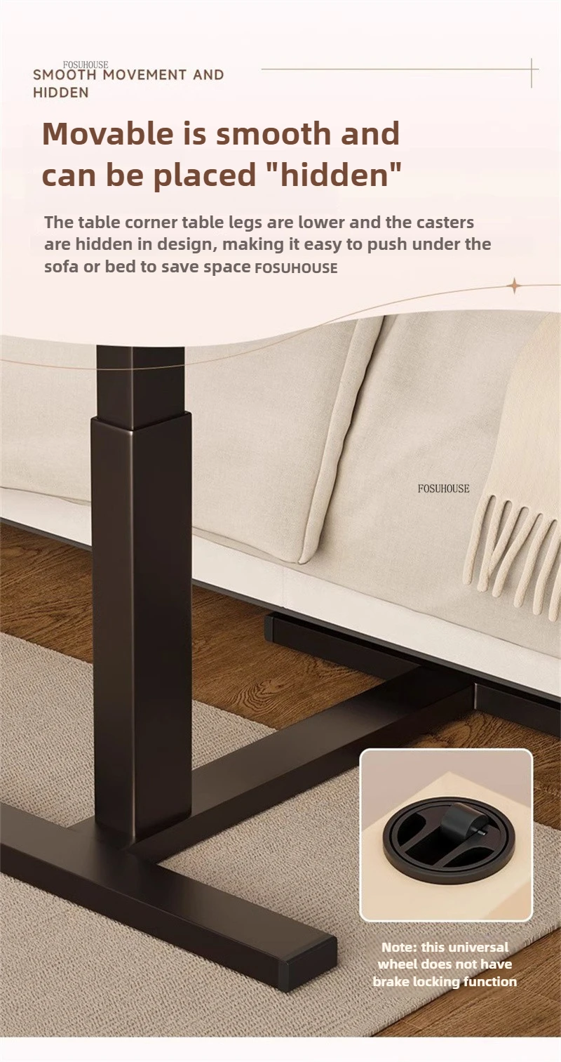 Household Gaming Desk Modern Lifting Computer Table Bedside Creative Writing Table with Wheels Dormitory Leisure Reading Desk Household Gaming Desk Modern Lifting Computer Table Bedside Creative Writing Table with Wheels Dormitory Leisure Reading Desk