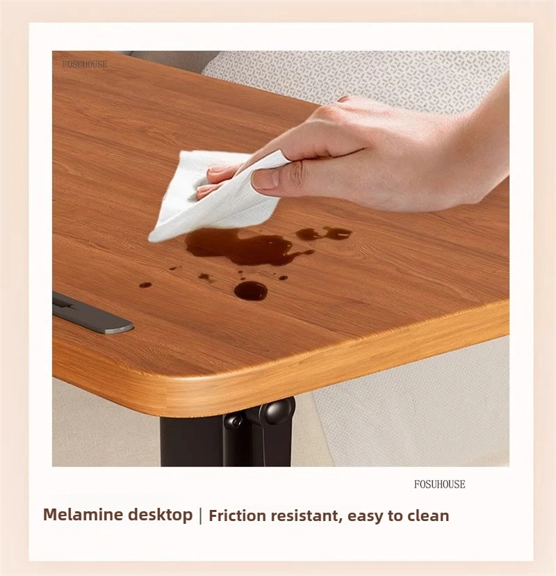 Household Gaming Desk Modern Lifting Computer Table Bedside Creative Writing Table with Wheels Dormitory Leisure Reading Desk Household Gaming Desk Modern Lifting Computer Table Bedside Creative Writing Table with Wheels Dormitory Leisure Reading Desk