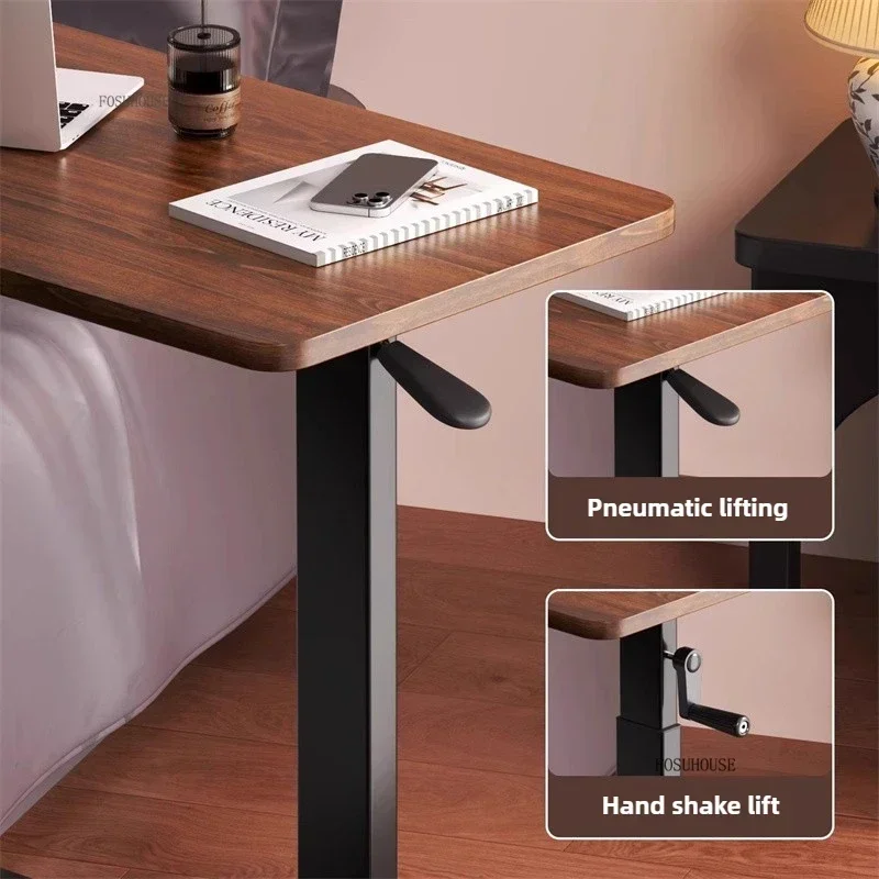 Household Gaming Desk Modern Lifting Computer Table Bedside Creative Writing Table with Wheels Dormitory Leisure Reading Desk MODERN FURNITURES Color : A-Walnut|B-Walnut|C-White|D-Walnut-USB Slot|E-White-USB Slot|F-Walnut-Folding|G-White-Folding|H-Walnut-Folding-USB|I-White-Folding-USB|J-Walnut|K-White|L-Walnut-USB Slot|M-White-USB Slot|N-Walnut-Folding|O-White-Folding|P-Walnut-Folding-USB|Q-White-Folding-USB Household Gaming Desk Modern Lifting Computer Table Bedside Creative Writing Table with Wheels Dormitory Leisure Reading Desk MODERN FURNITURES Color : A-Walnut|B-Walnut|C-White|D-Walnut-USB Slot|E-White-USB Slot|F-Walnut-Folding|G-White-Folding|H-Walnut-Folding-USB|I-White-Folding-USB|J-Walnut|K-White|L-Walnut-USB Slot|M-White-USB Slot|N-Walnut-Folding|O-White-Folding|P-Walnut-Folding-USB|Q-White-Folding-USB