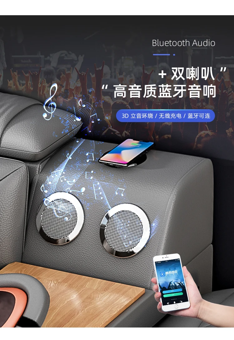 King Size Wooden European Luxury Queen Smart Bed