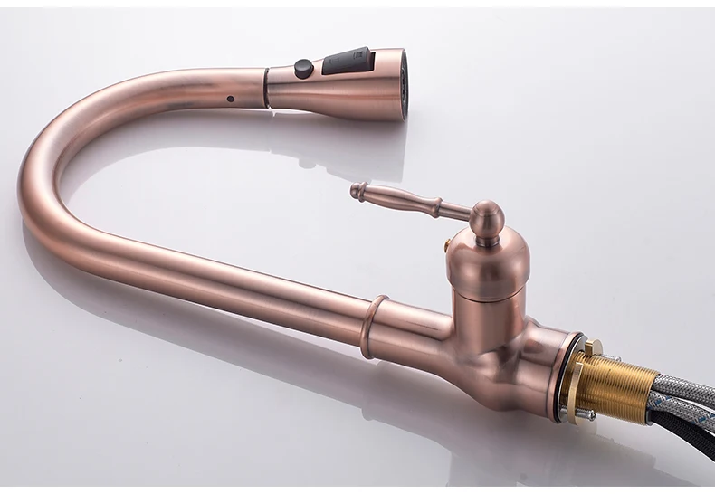 Kitchen Faucets Pull Out Antique Bronze Kitchen Sink Water Mixer Tap Kitchen Faucets Pull Out Antique Bronze Kitchen Sink Water Mixer Tap
