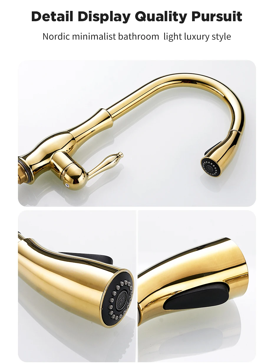 Kitchen Faucets Silver Single Handle Pull Out Kitchen Tap Kitchen Faucets Silver Single Handle Pull Out Kitchen Tap