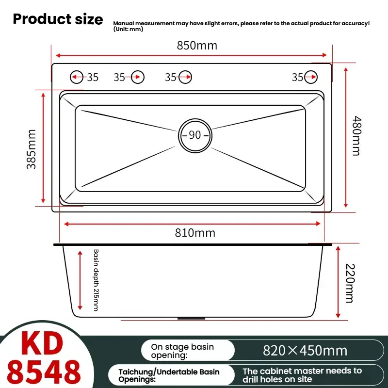 Kitchen Sink Stainless Steels Large Single Slot Kitchen Sink Stainless Steels Large Single Slot