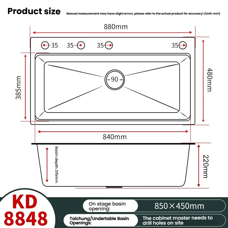 Kitchen Sink Stainless Steels Large Single Slot Kitchen Sink Stainless Steels Large Single Slot