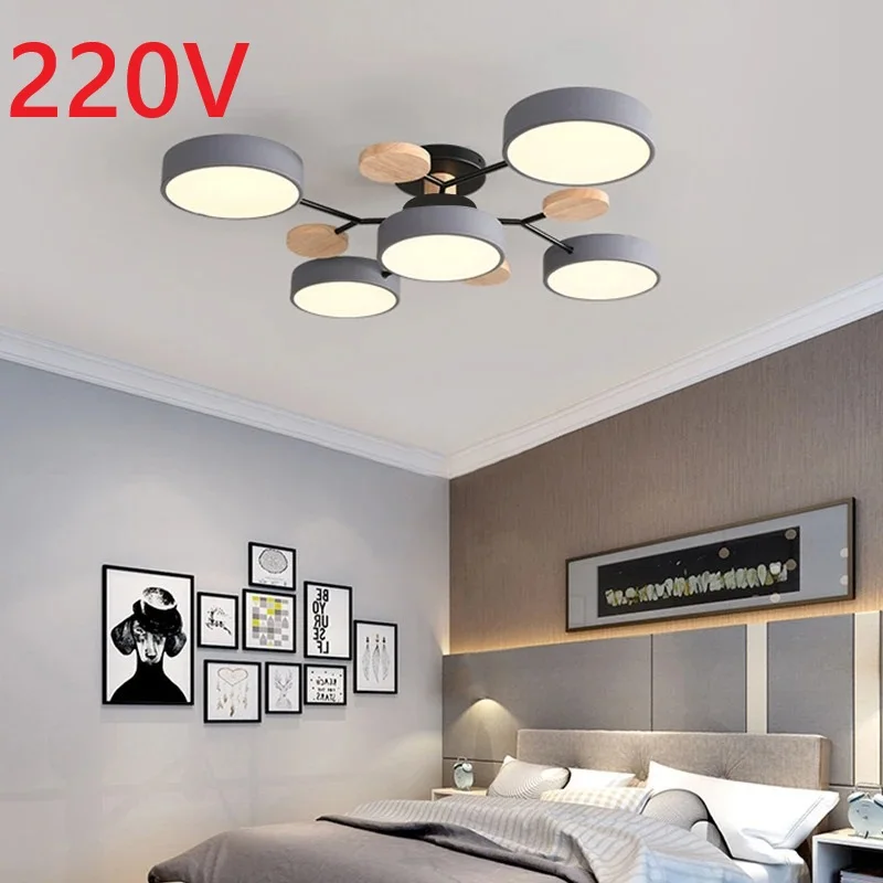 LED Chandelier with 3 Different Colors Suitable for Living Room LIGHTING Lampshade Color : grey 6 lights|White 5 lights|White 6 lights LED Chandelier with 3 Different Colors Suitable for Living Room LIGHTING Lampshade Color : grey 6 lights|White 5 lights|White 6 lights