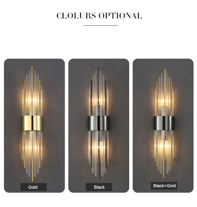 Luxury Wall Lamp LED Gold Wall Light