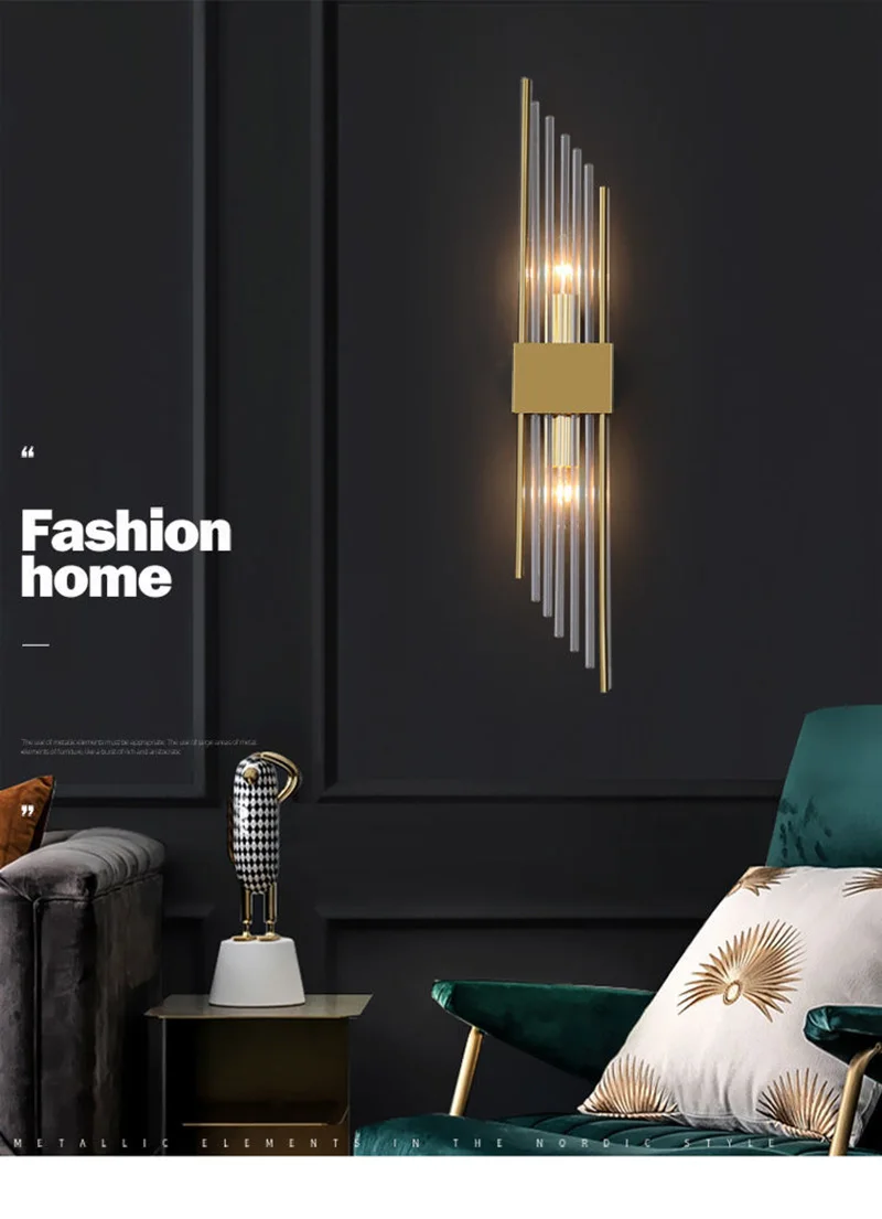 Luxury Wall Lamp LED Gold Wall Light