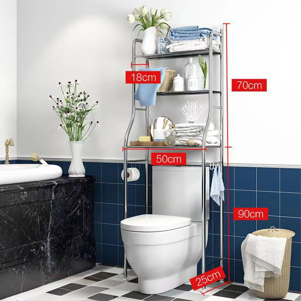 Metal Over Toilet Organizer Rack With Removable Towel Hooks Color: silver 3 tier Ships From: United States Metal Over Toilet Organizer Rack With Removable Towel Hooks Color: silver 3 tier Ships From: United States