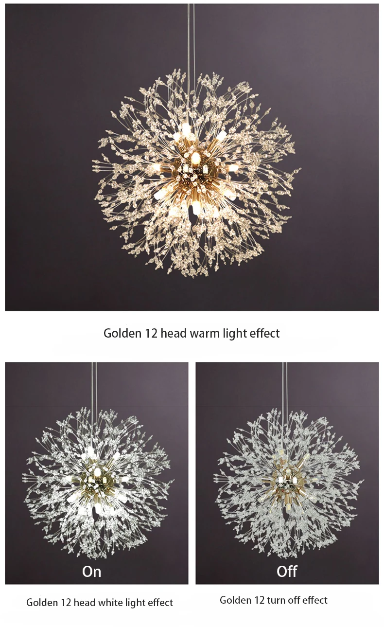 Modern Dandelion LED Lighting Pendant Lights