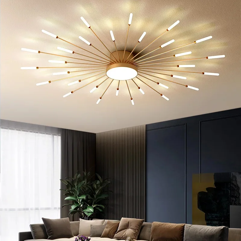 Modern Designer LED Ceiling Lamp Living Room LIGHTING Body Color : Gold 12-1 head|Gold 18-1 head|Gold 20-1 head|Gold 28-1 head|Gold 30-1 head|Gold 42-1 head|Black 12-1 head|Black 18-1 head|Black 20-1 head|Black 28-1 head|Black 30-1 head|Black 42-1 head Modern Designer LED Ceiling Lamp Living Room LIGHTING Body Color : Gold 12-1 head|Gold 18-1 head|Gold 20-1 head|Gold 28-1 head|Gold 30-1 head|Gold 42-1 head|Black 12-1 head|Black 18-1 head|Black 20-1 head|Black 28-1 head|Black 30-1 head|Black 42-1 head
