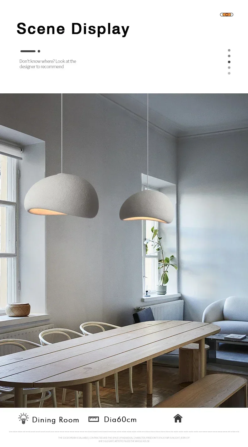 Modern Dining Table Pendant Lights E27 Home Decor