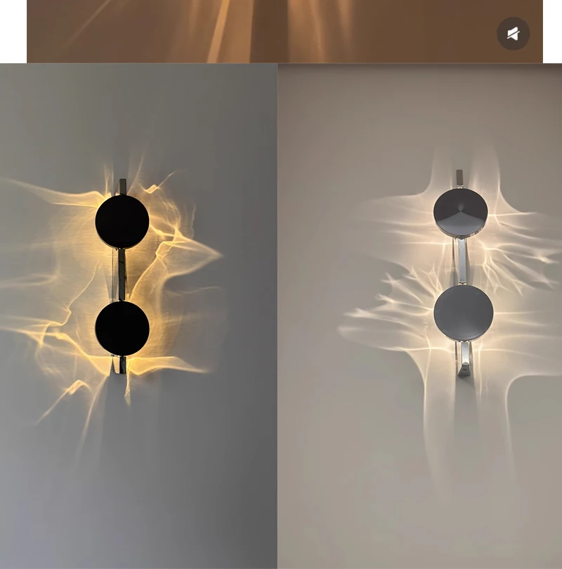 Modern LED Wall Light Rotatable Corrugated Wall lamp