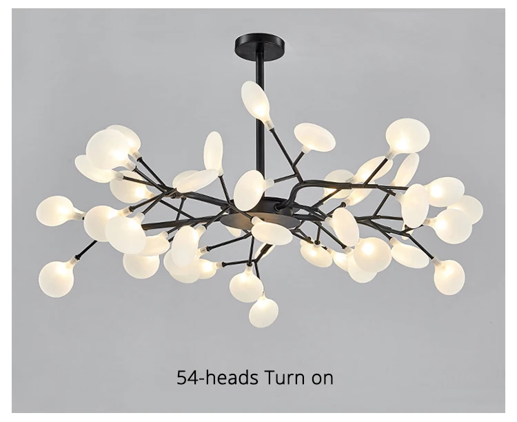 Modern Nordic gorgeous LED chandelier ceiling lamp for living room