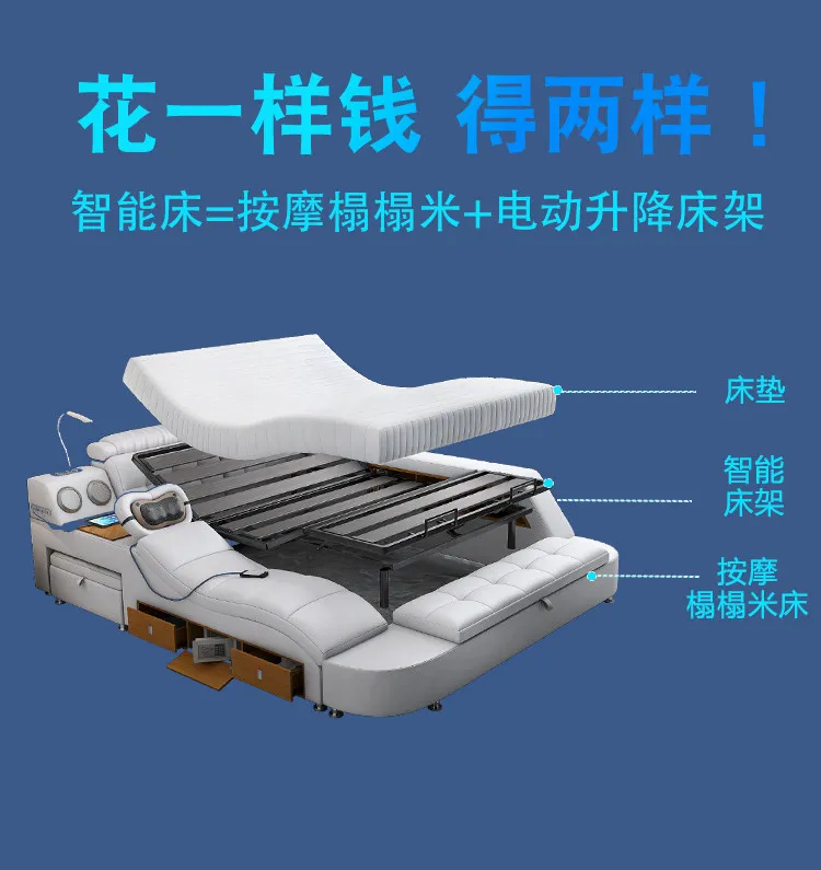 Modern Princess Smart Full Size Double Bed Modern Princess Smart Full Size Double Bed