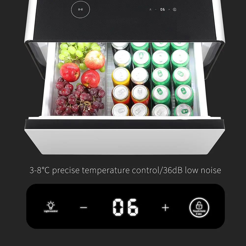 Modern Smart Coffee Table with Built-in Fridge MODERN FURNITURES Color : White|Black Modern Smart Coffee Table with Built-in Fridge MODERN FURNITURES Color : White|Black