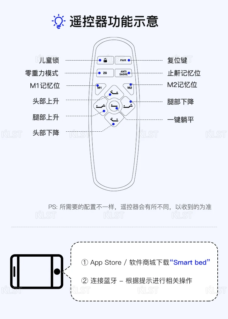 Modern Smart Double Bed Queen Mattress Modern Smart Double Bed Queen Mattress