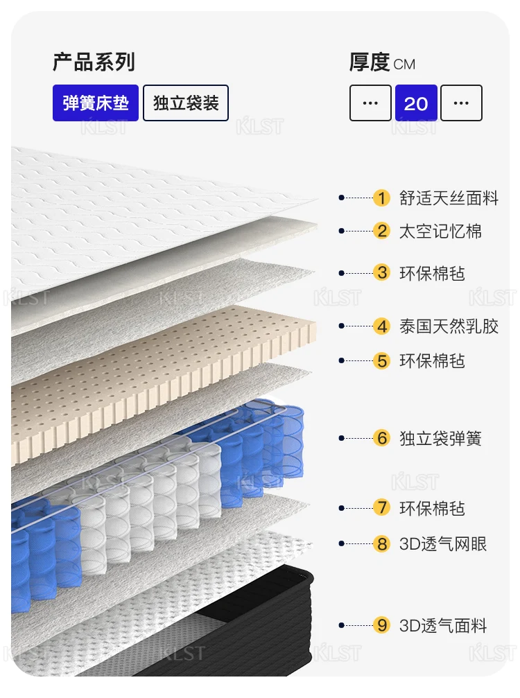 Modern Smart Double Bed Queen Mattress Modern Smart Double Bed Queen Mattress