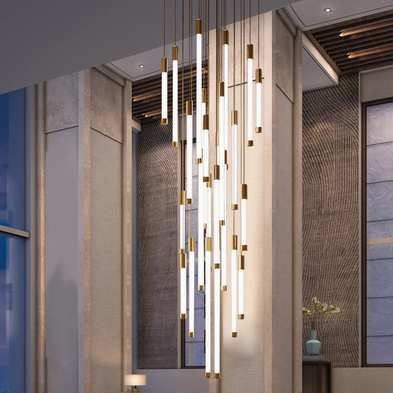 Modern Staircase LED Chandeliers Luxury Living Room LIGHTING Lampshade Color : 1 light|3 lights|5 lights|Dia30cm 8 lights|Dia40cm 12 lights|Dia50cm 18 lights|Dia60cm 26 lights|Dia70cm 32 lights|Dia80cm 36 lights Modern Staircase LED Chandeliers Luxury Living Room LIGHTING Lampshade Color : 1 light|3 lights|5 lights|Dia30cm 8 lights|Dia40cm 12 lights|Dia50cm 18 lights|Dia60cm 26 lights|Dia70cm 32 lights|Dia80cm 36 lights