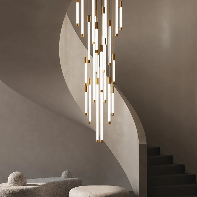 Modern Staircase LED Chandeliers Luxury Living Room LIGHTING Lampshade Color : 1 light|3 lights|5 lights|Dia30cm 8 lights|Dia40cm 12 lights|Dia50cm 18 lights|Dia60cm 26 lights|Dia70cm 32 lights|Dia80cm 36 lights Modern Staircase LED Chandeliers Luxury Living Room LIGHTING Lampshade Color : 1 light|3 lights|5 lights|Dia30cm 8 lights|Dia40cm 12 lights|Dia50cm 18 lights|Dia60cm 26 lights|Dia70cm 32 lights|Dia80cm 36 lights
