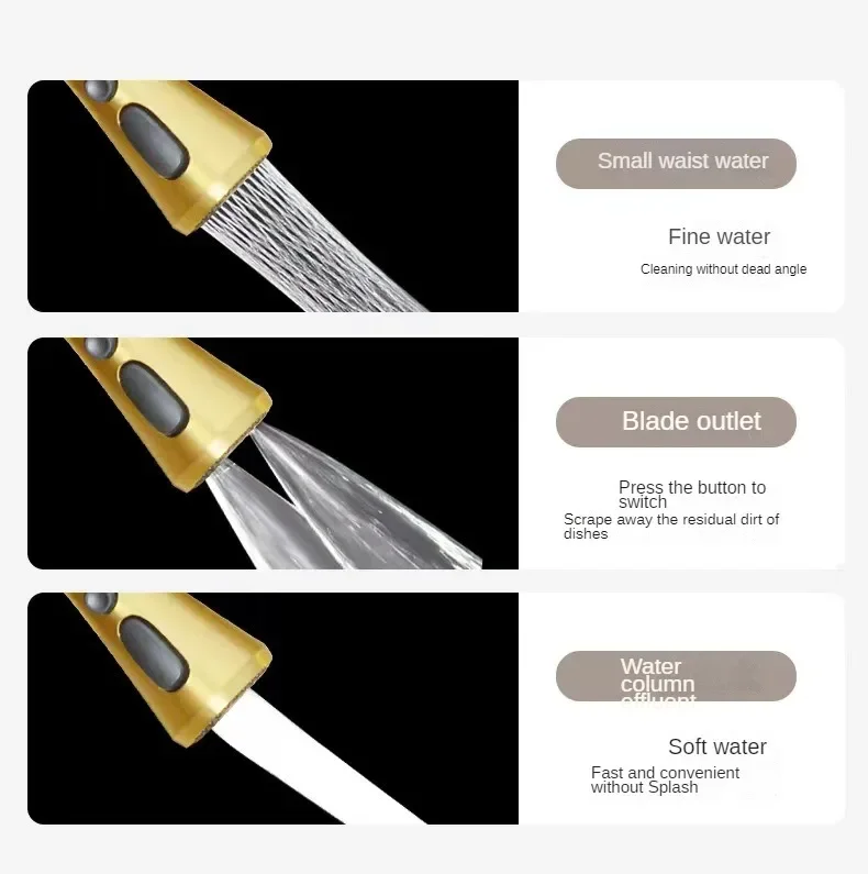 Multi-size gold kitchen sink set