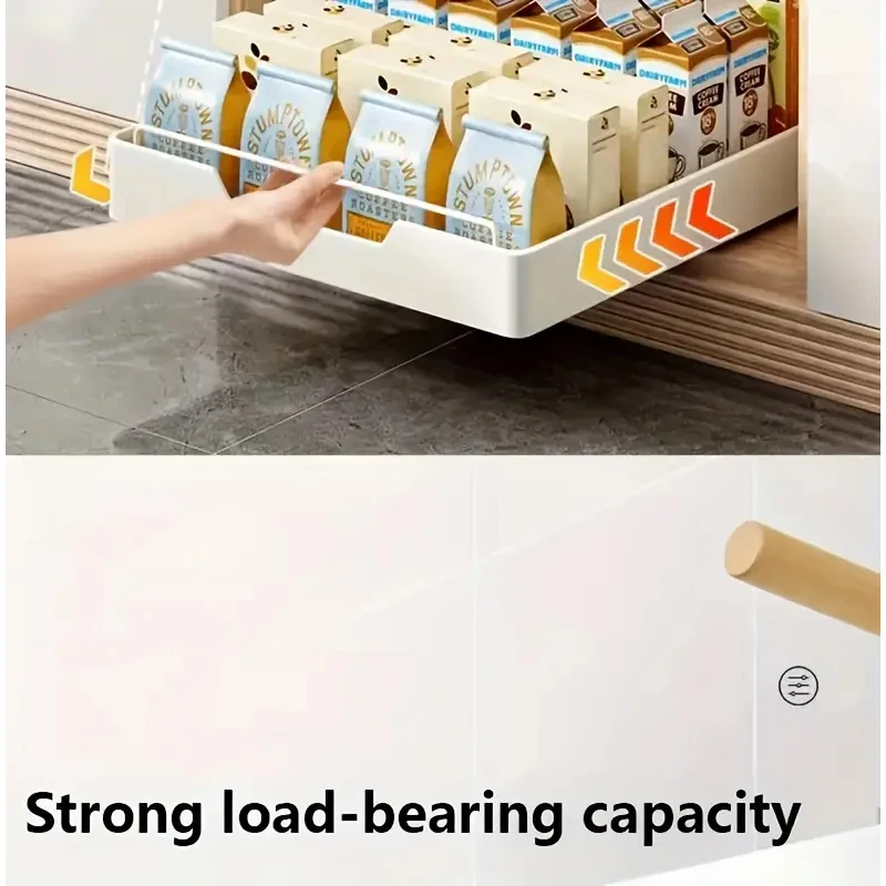 New Kitchen Storage Rack with Slide Rails New Kitchen Storage Rack with Slide Rails