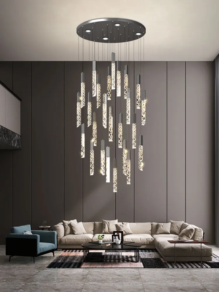 New Staircase Chandelier LED LIGHTING Body Color : 3 heads|5 heads|7 heads|10 heads|14 heads(Spiral)|14 heads-1|14 heads|18 heads|18 heads(Spiral)|26 heads-1|26 heads|26 heads(Spiral)|22 heads|22 heads(Spiral)|30 heads|30 heads(Spiral)|36 heads|36 heads(Spiral)|1 head New Staircase Chandelier LED LIGHTING Body Color : 3 heads|5 heads|7 heads|10 heads|14 heads(Spiral)|14 heads-1|14 heads|18 heads|18 heads(Spiral)|26 heads-1|26 heads|26 heads(Spiral)|22 heads|22 heads(Spiral)|30 heads|30 heads(Spiral)|36 heads|36 heads(Spiral)|1 head
