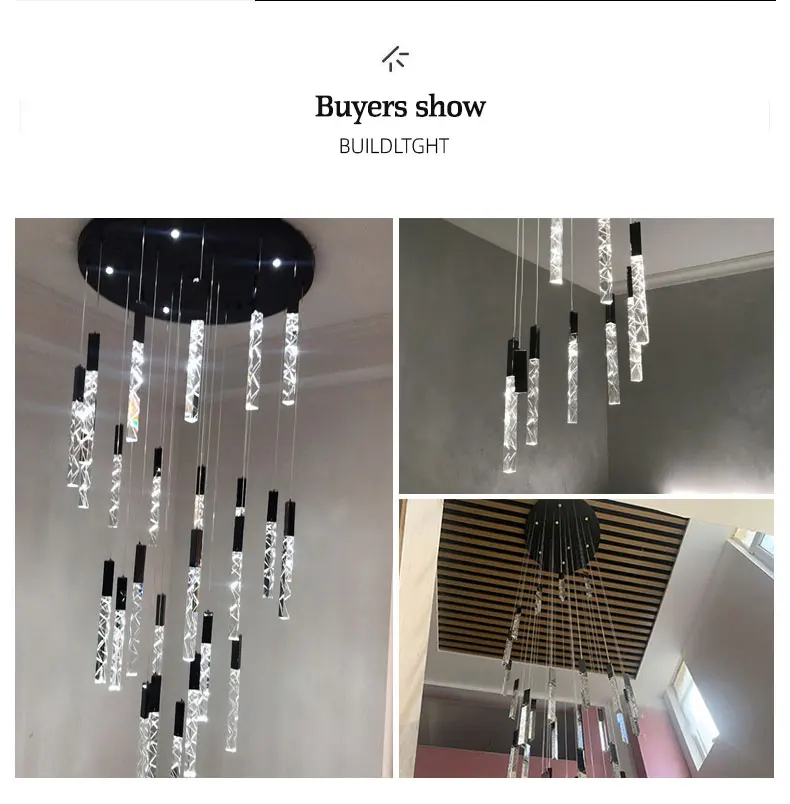 New Staircase Chandelier LED New Staircase Chandelier LED