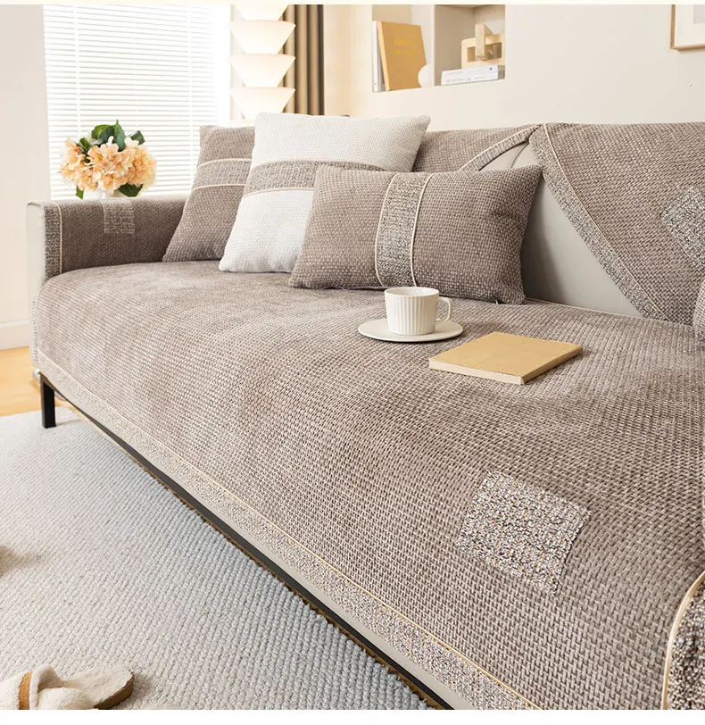 Non-slip Sofa Cover Towel Cover Backrest Cover Cloth Towel Woven Cotton