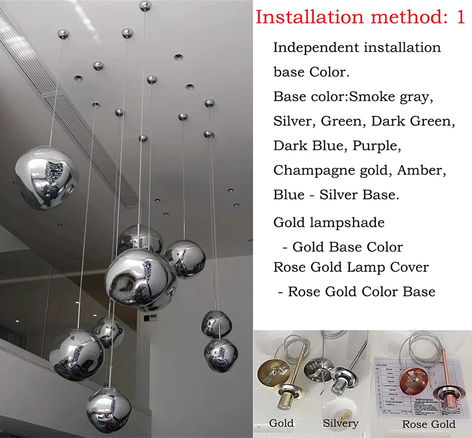 Nordic Ceiling Pendant Lamp Lava LED Pendant Light