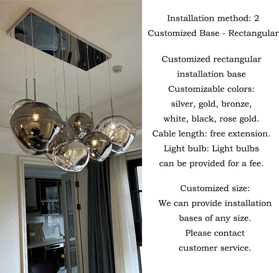 Nordic Ceiling Pendant Lamp Lava LED Pendant Light