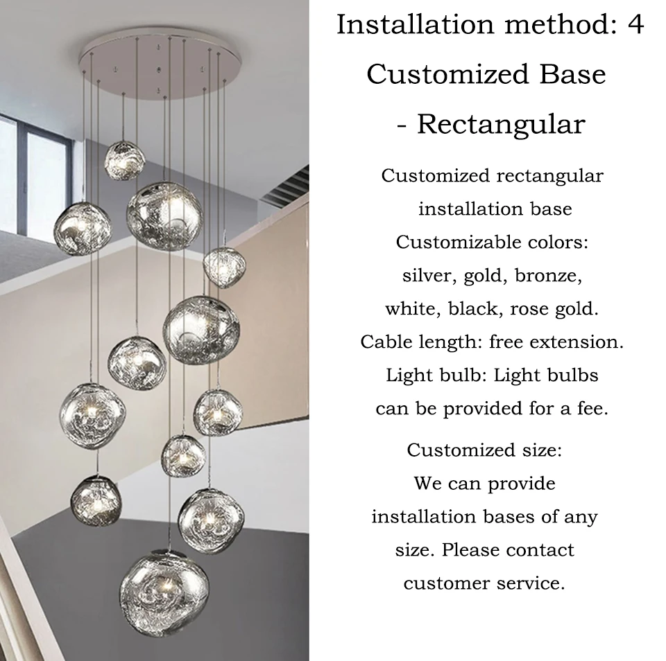 Nordic Ceiling Pendant Lamp Lava LED Pendant Light