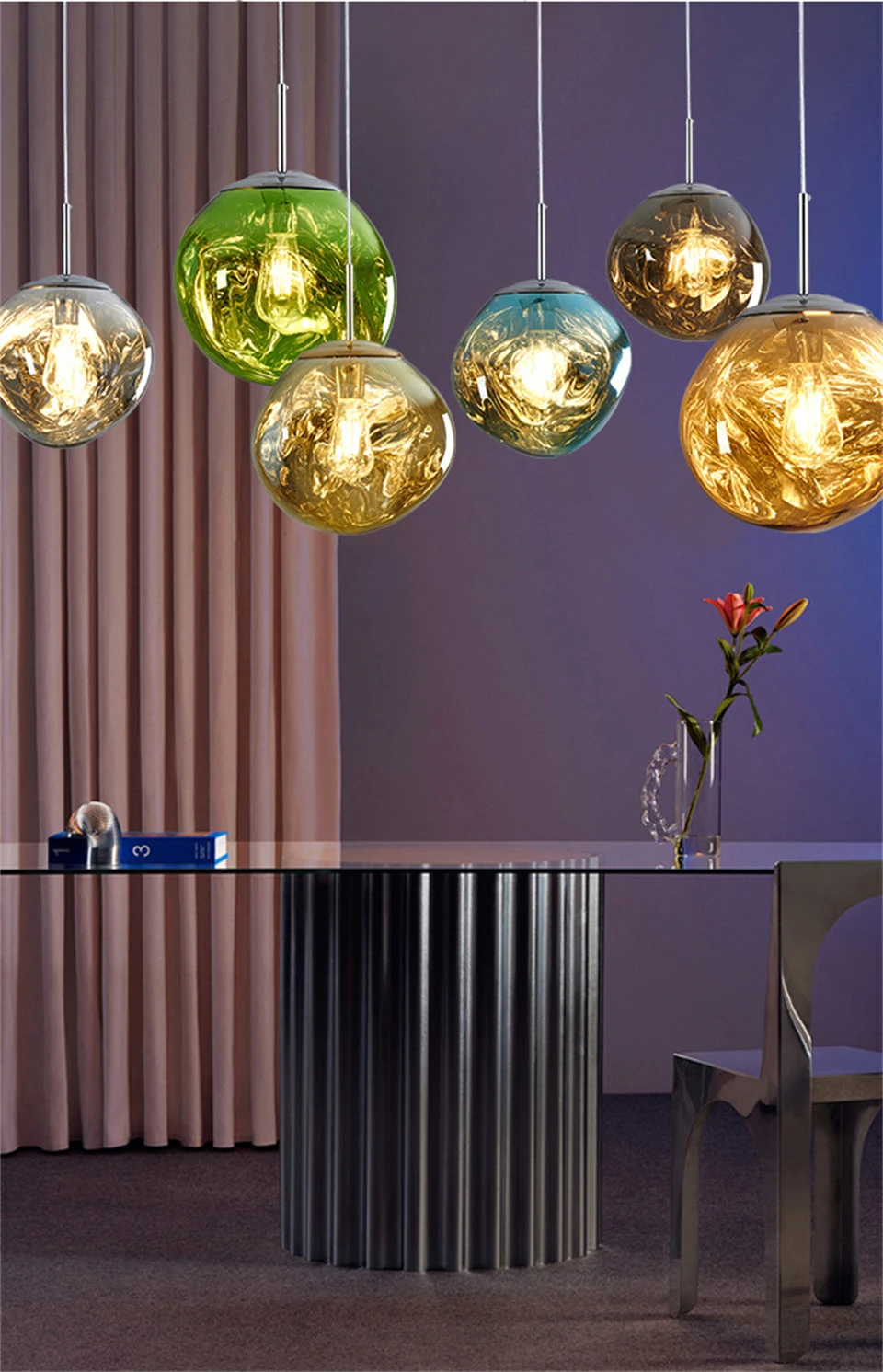 Nordic Ceiling Pendant Lamp Lava LED Pendant Light