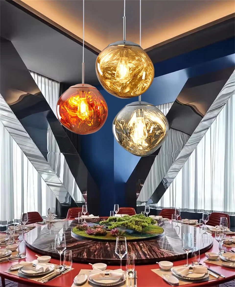 Nordic Ceiling Pendant Lamp Lava LED Pendant Light