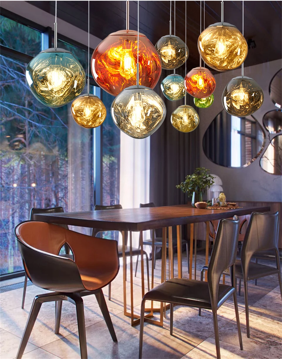 Nordic Ceiling Pendant Lamp Lava LED Pendant Light