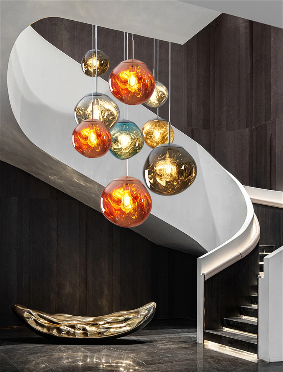 Nordic Ceiling Pendant Lamp Lava LED Pendant Light
