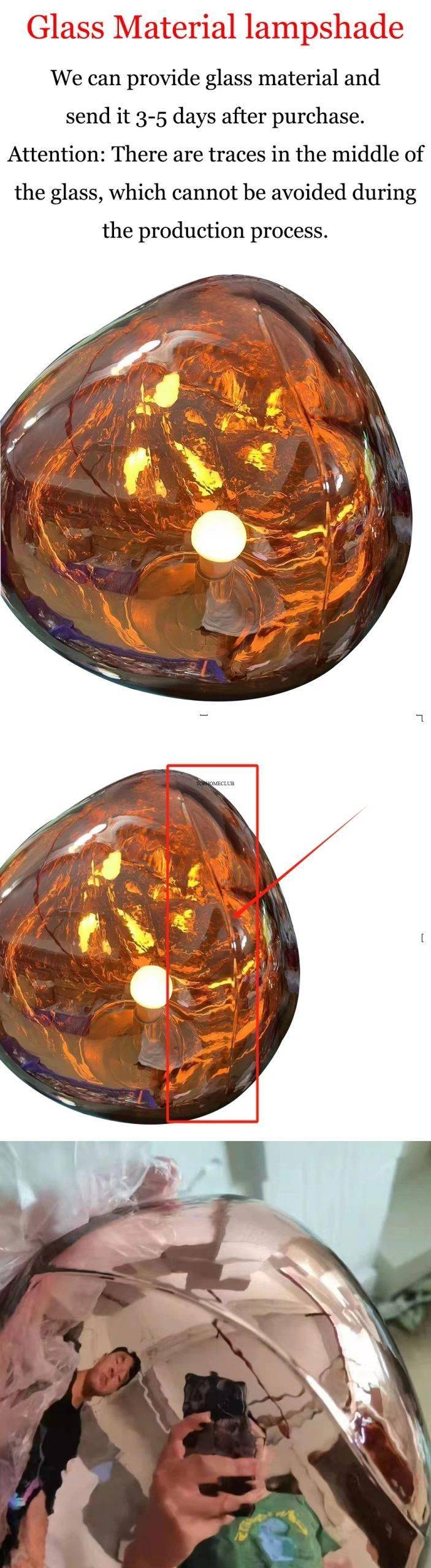 Nordic Ceiling Pendant Lamp Lava LED Pendant Light