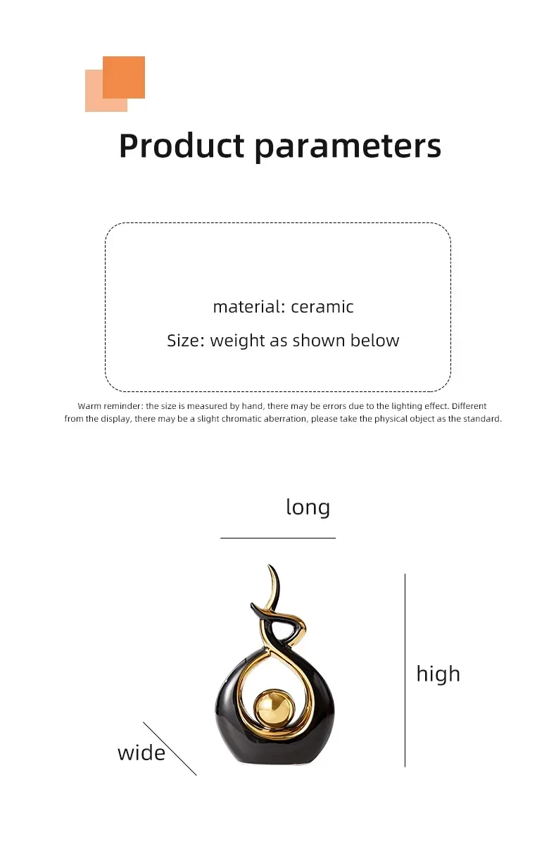 Nordic Home Decor Figurines for Interior Living Room