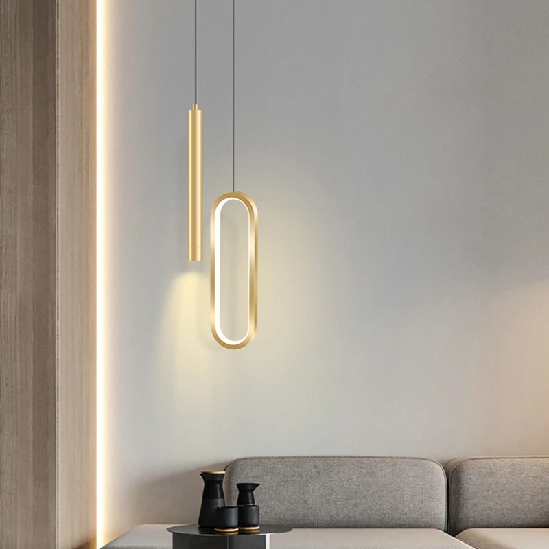 Nordic LED Pendant Light Hanging Lamps LIGHTING Body Color : Gold style|Black A style|Black B style Nordic LED Pendant Light Hanging Lamps LIGHTING Body Color : Gold style|Black A style|Black B style