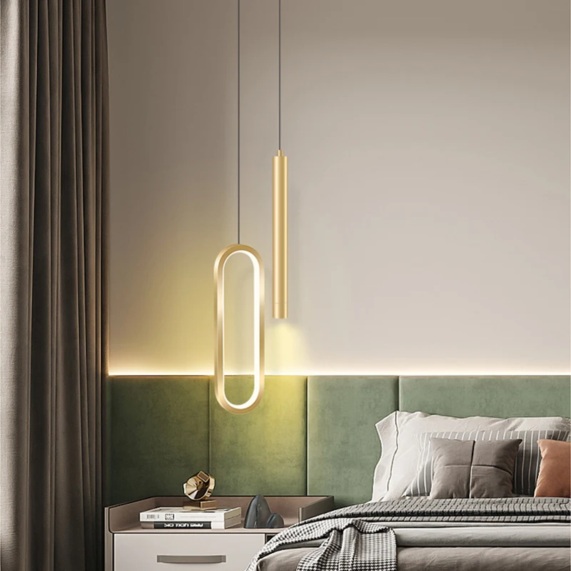 Nordic LED Pendant Light Hanging Lamps LIGHTING Body Color : Gold style|Black A style|Black B style Nordic LED Pendant Light Hanging Lamps LIGHTING Body Color : Gold style|Black A style|Black B style