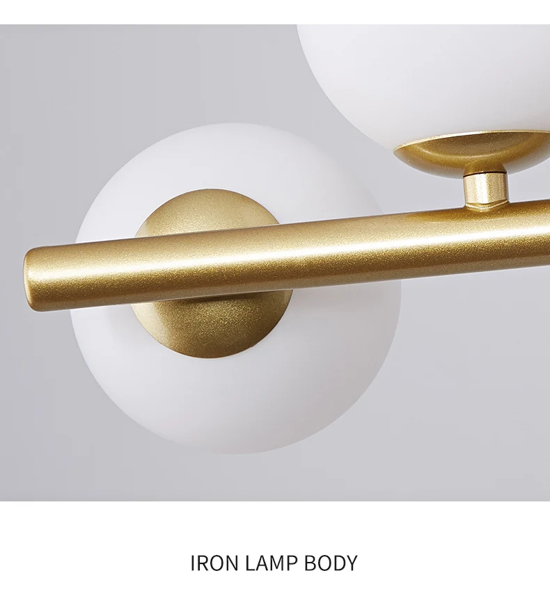 Nordic Modern LED Pendant Gold Light Glass Ball 11 Heads Hanging Lamp Nordic Modern LED Pendant Gold Light Glass Ball 11 Heads Hanging Lamp